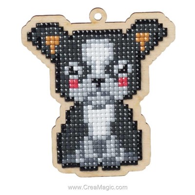 Broderie diamant dog gentleman - Wizardi