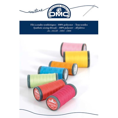 Carte de couleurs - Imprimée - Fil à coudre polyester - DMC