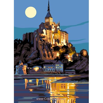 Mont st michel by night canevas - SEG