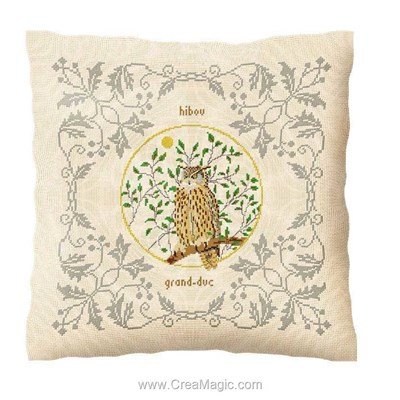 Coussin hibou - Aux 4 Points Du Monde