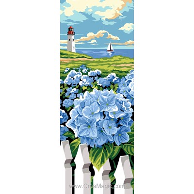 Canevas Phare en bleu - SEG