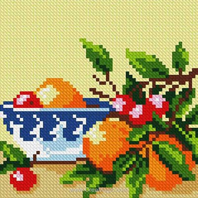 Kit broderie diamant fruit freshness de Diamond Painting