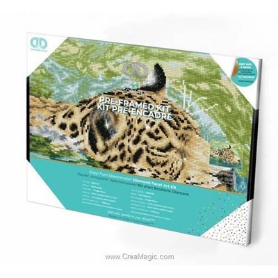 Broderie diamant Squares - Prince de la jungle - Diamond Dotz