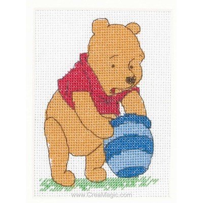 Broderie le pot de miel vide de winnie disney d'Anchor