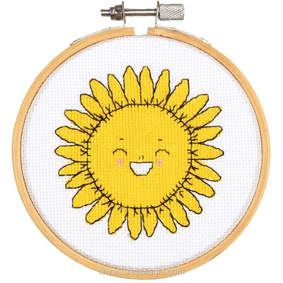 Kit broderie tournesol - eva m - Vervaco