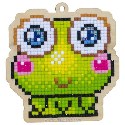 Kit broderie diamant Wizardi frog