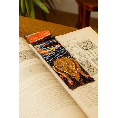 Kit broderie DMC – Marque-page Le Cri de Munch