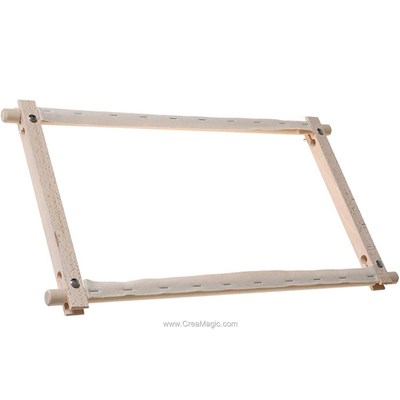 Métier à broder - Cadre rotatif à la main 22 x 30 cm - Elbesee