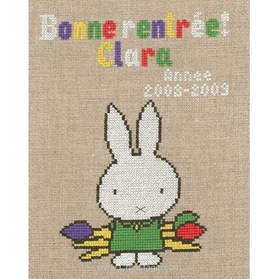 Kit au point de croix compté bonne rentrée miffy - Princesse