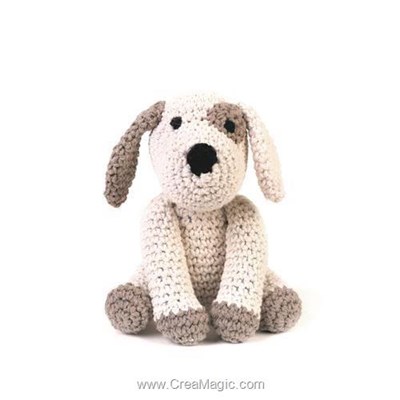 Kits amigurumi - Millie le chiot - almond - Hoooked