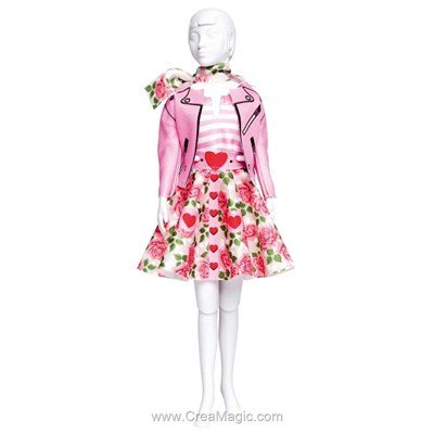 Couture set lucy roses DRESS YOUR DOLL pour barbie