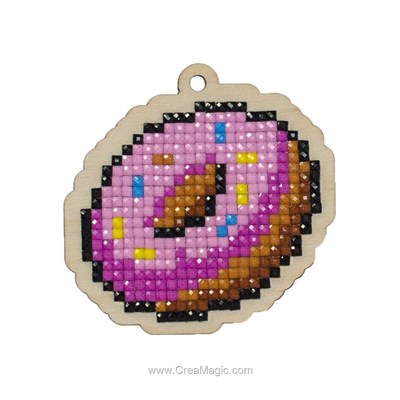 Broderie diamant doughnut de Wizardi