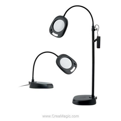 Lampe loupe led sur pied ou table - EN1091 chez Daylight