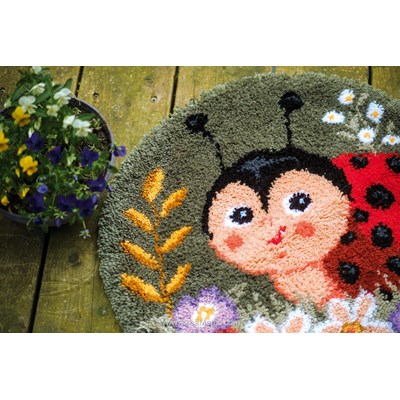 Kit Broderie Débutant Kit Tapis Point Noué Vervaco 70x45cm - Broderie Latch Hook Débutant Kit Broderie Motif Feuilles Kit Broderie Débutant Kit Tapis Point Noué Vervaco 70x45cm - Broderie Latch Hook Débutant Kit Broderie Motif Feuilles