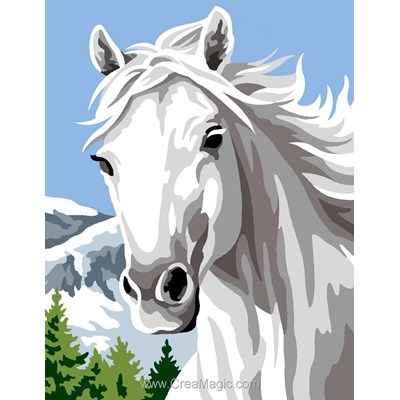 Kit Canevas Complet - Cheval - Margot