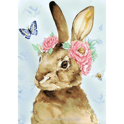 Kit broderie diamant Wizardi easter rabbit