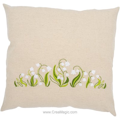 Coussin broderie Traditionnelle Lilly of the valley - Vervaco