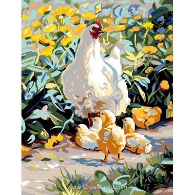 Royal Paris canevas maman poule de wendy stevenson