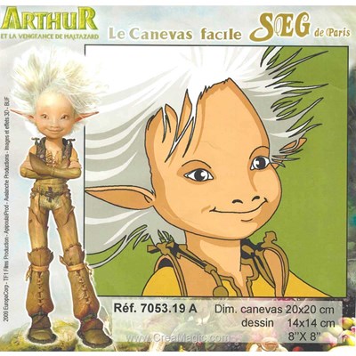 Kit canevas SEG arthur et les minimoys - a