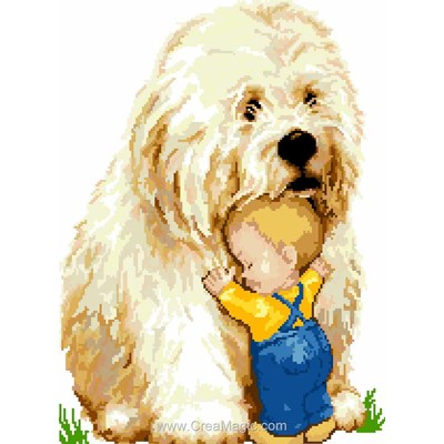 Kit broderie diamant child's friendship de Diamond Painting