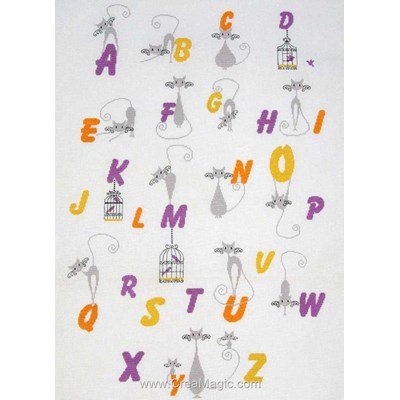 Kit Broderie Abecedaires Enfants Creamagic Kit Broderie Abecedaires Enfants Creamagic