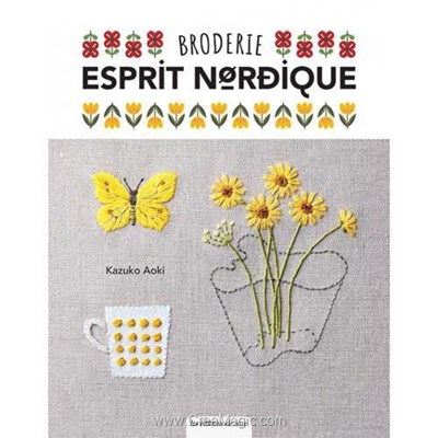 Livre Broderie esprit nordique - Librairie Créative