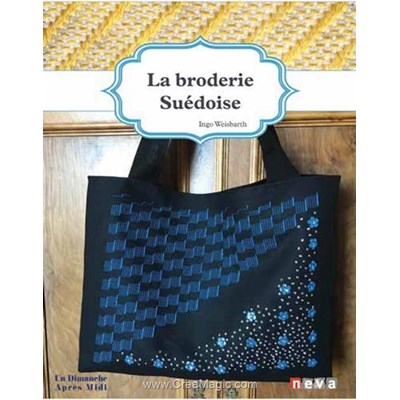 Livre Broderie suedoise - simplicite & elegance scandinave - Librairie Créative