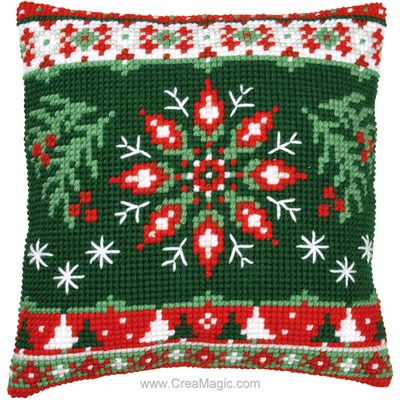Coussin Flocon de neige - Vervaco