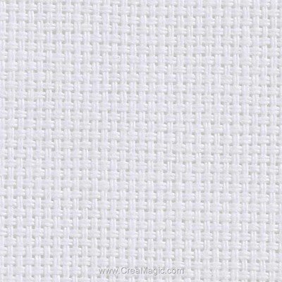 Toile double fils pour la broderie hardganger 5 pts/cm blanc - charlescraft