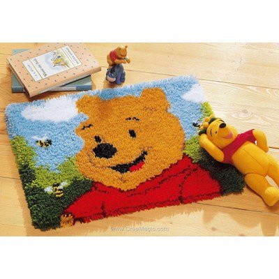 Kit tapis point noue winnie et les abeilles - Vervaco