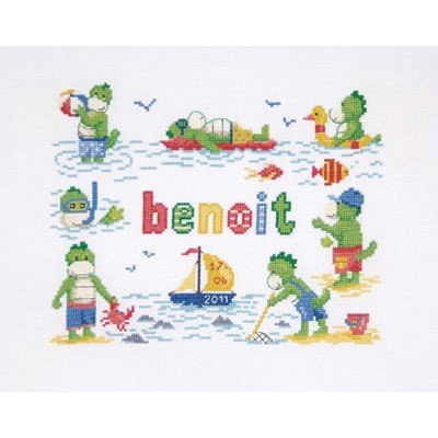 Broderies pour bébé dinosaures de DMC