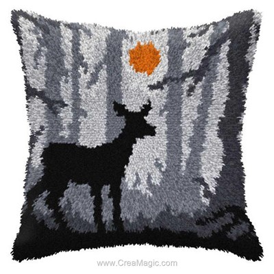 Kit coussin point noue Orchidea silouhette de biche