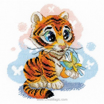 Kit broderie Curious Little tiger - RIOLIS