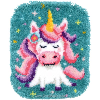 Tapis Point Noué Licorne - Vervaco