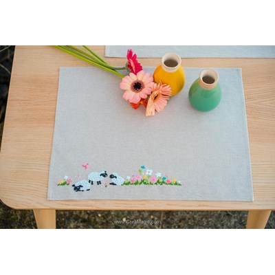 Set De Table Moutons dans le pré - Vervaco