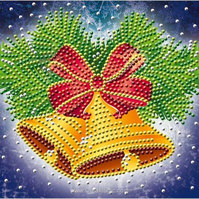 Kit broderie diamant bells - cloches de noël de Diamond Painting