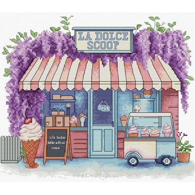Broderie Cuisine et Gastronomie - Ice cream scoop - Luca-S