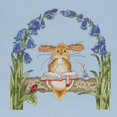 Modèle broderie au point de croix good heavens rabbit d'Anchor