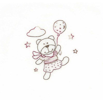 Kit de broderie traditionnelle teddydou joue avec les étoiles - DMC