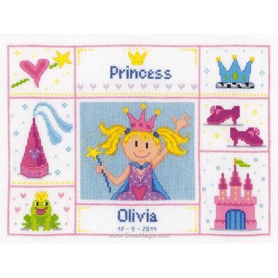 La petite princesse broderie baby - Vervaco