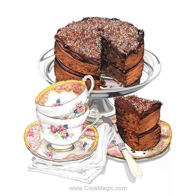 Kit broderie diamant cake & coffee - Diamond Painting