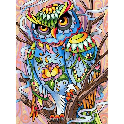 Broderie diamant Diamond Painting owl