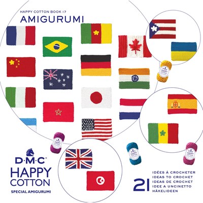 Livre - 21 projets de drapeaux à crocheter - DMC