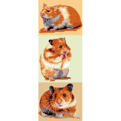Canevas les hamsters de Mimo Verde