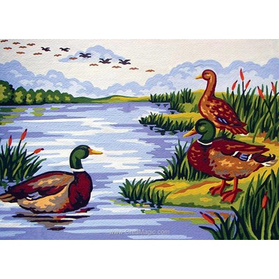 La migration des canards canevas - Collection d'art