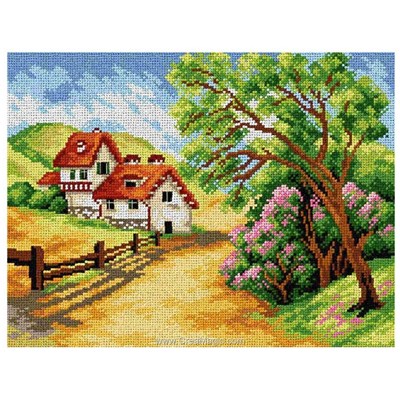 Canevas paysages - Canevas la ferme solitaire - Orchidea