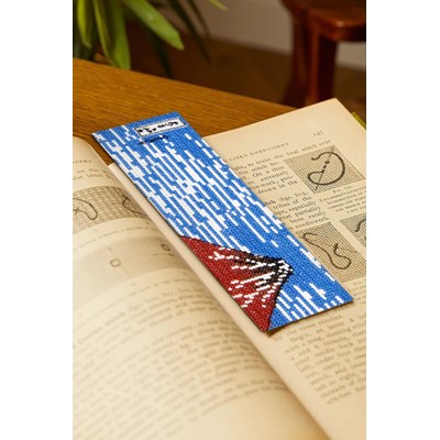 Kit broderie DMC – Marque-page Le Fuji rouge de Hokusai