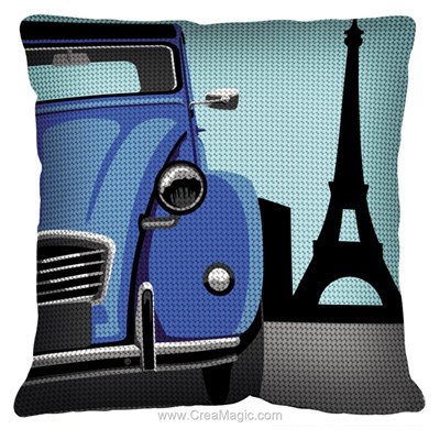 Coussin 2 cv à paris au demi point - SEG