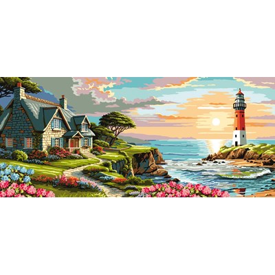 Canevas Soleil couchant - Mimo Verde