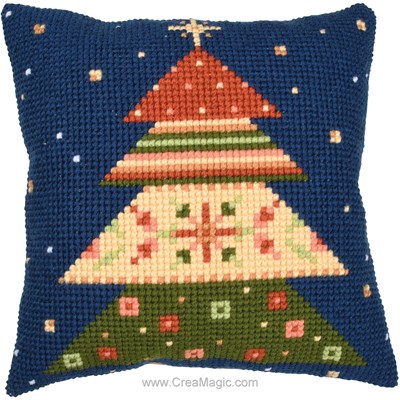 Coussin Sapin de noël scandinave - Vervaco